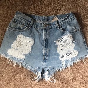 LF distressed vintage levi’s